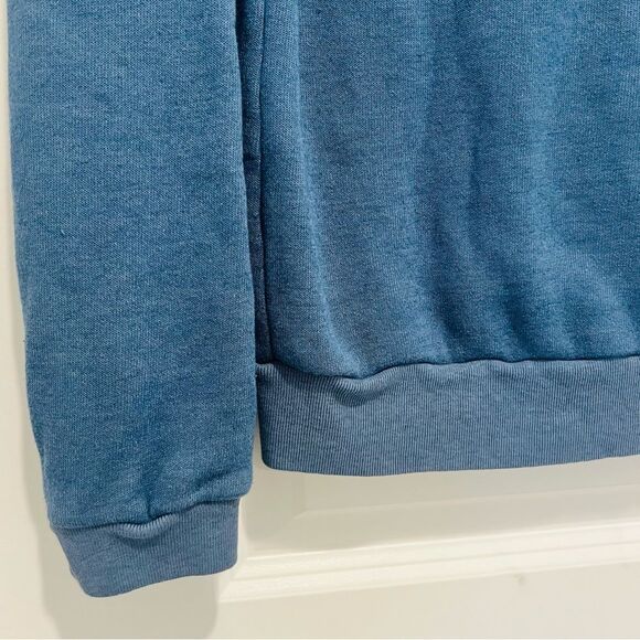 Anthropologie Year Of Ours Women's Blue Sweatshirt Soft & Cozy Size Small NWT - Picture 5 of 14